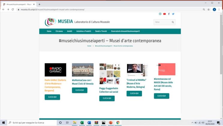 Musei online. Nasce l’Osservatorio dell’Università di Pisa che mappa iniziative culturali virtuali
