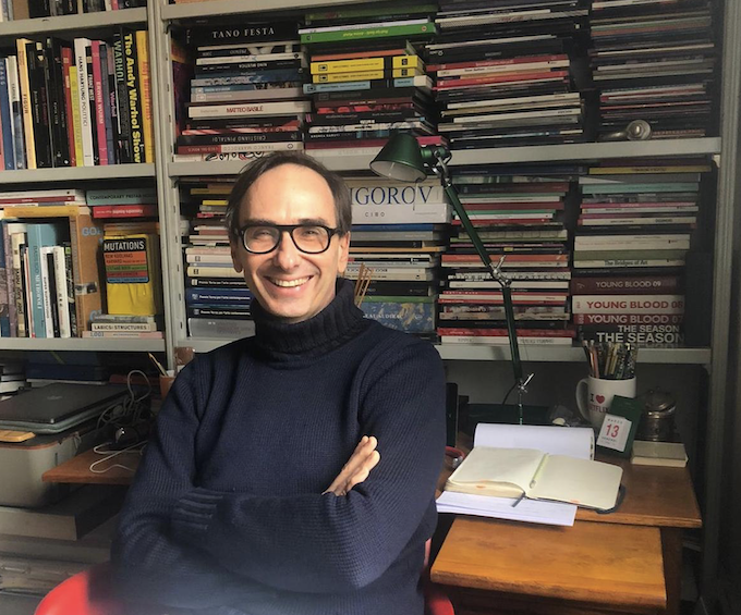 Il critico e curatore Gianluca Marziani