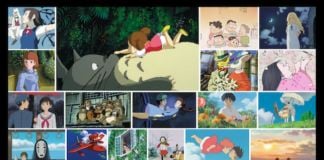 Studio Ghibli film collage