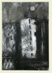 Tino Signorini, Paesaggio notturno, 2016 - creta nera e tecnica mista