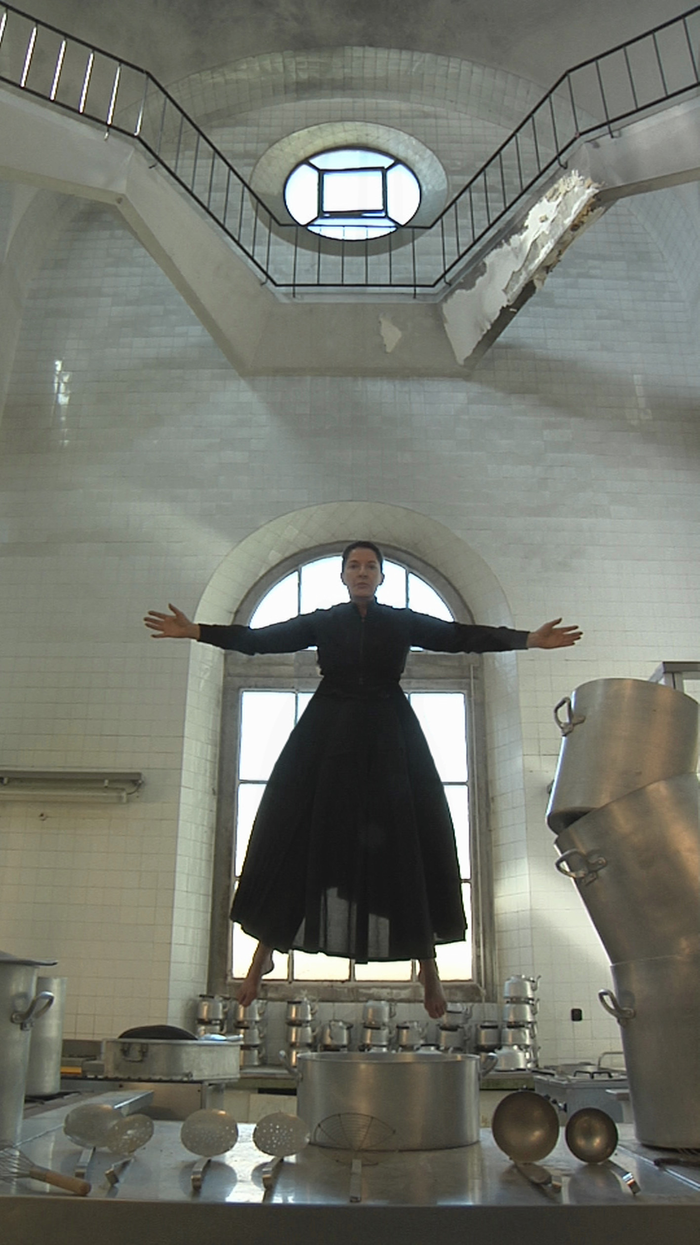 Marina Abramović, The Kitchen I Levitation of Saint Theresa filmstill, 2009, LIMA, Amsterdam