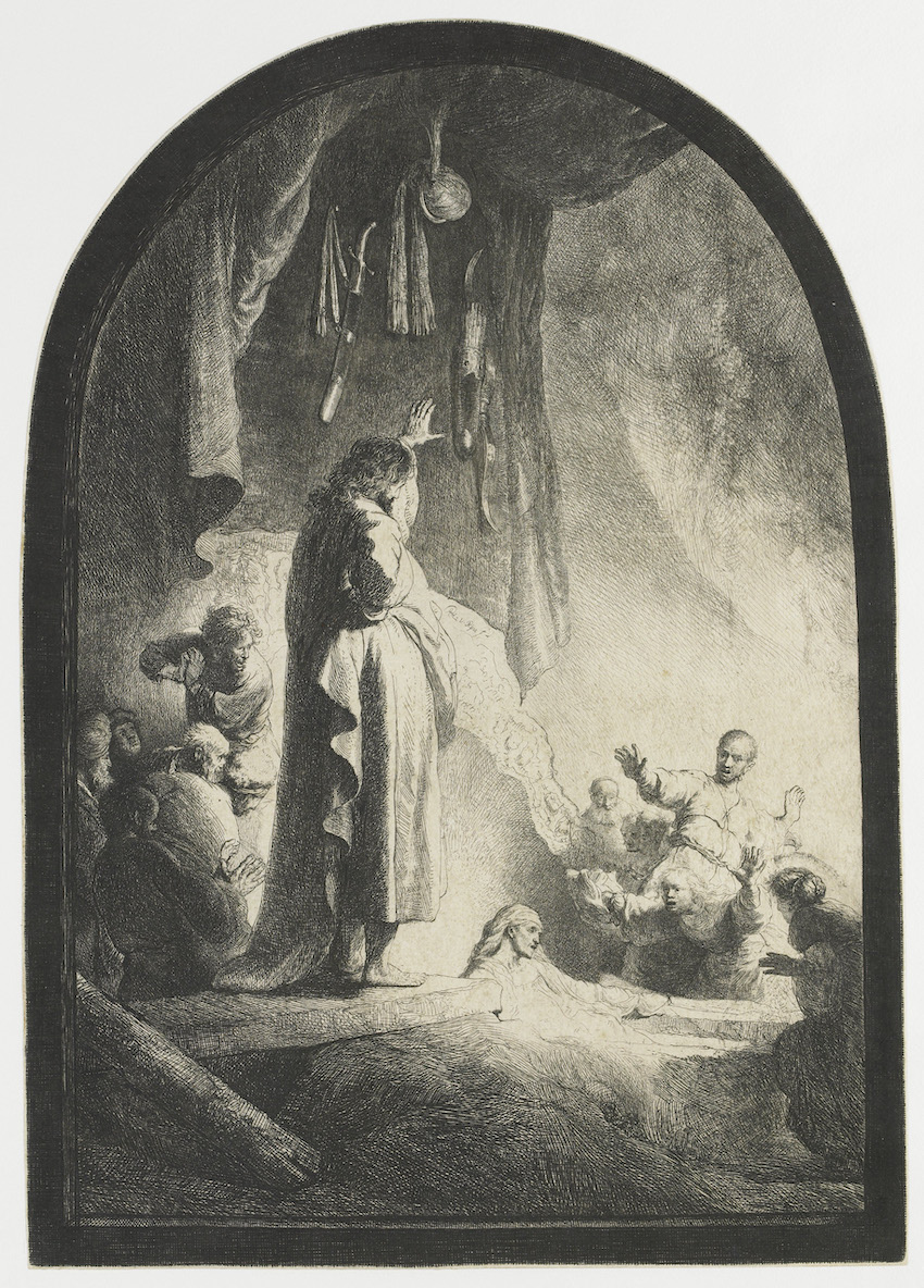 Rembrandt van Rijn, De opwekking van Lazarus, circa 1630, Rijksmuseum