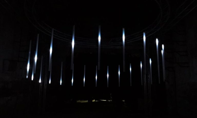 Cristian Rizzuti SIN 2019 installation view Loom Festival. Courtesy lartista Elektra, una mostra in teiera