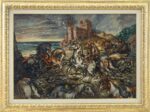 Giorgio de Chirico, Cavalli spaventati dopo la battaglia, 1945 ca. Asta di Arte Moderna e Contemporanea, dal 23 al 31 maggio 2020 (stima a richiesta)