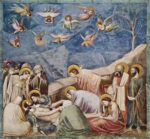 Giotto di Bondone, Compianto sul Cristo morto, 1303-05, affresco, cm 200x185. Cappella degli Scrovegni, Padova