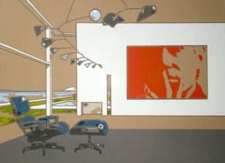 Guido Bagini, Future, 2020, acrilici e matite su cartoncino, cm 40x30