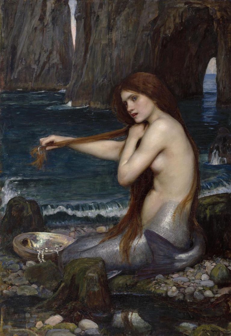 John W. Waterhouse, Sirena, 1900, olio su tela. Londra, Royal Academy of Arts