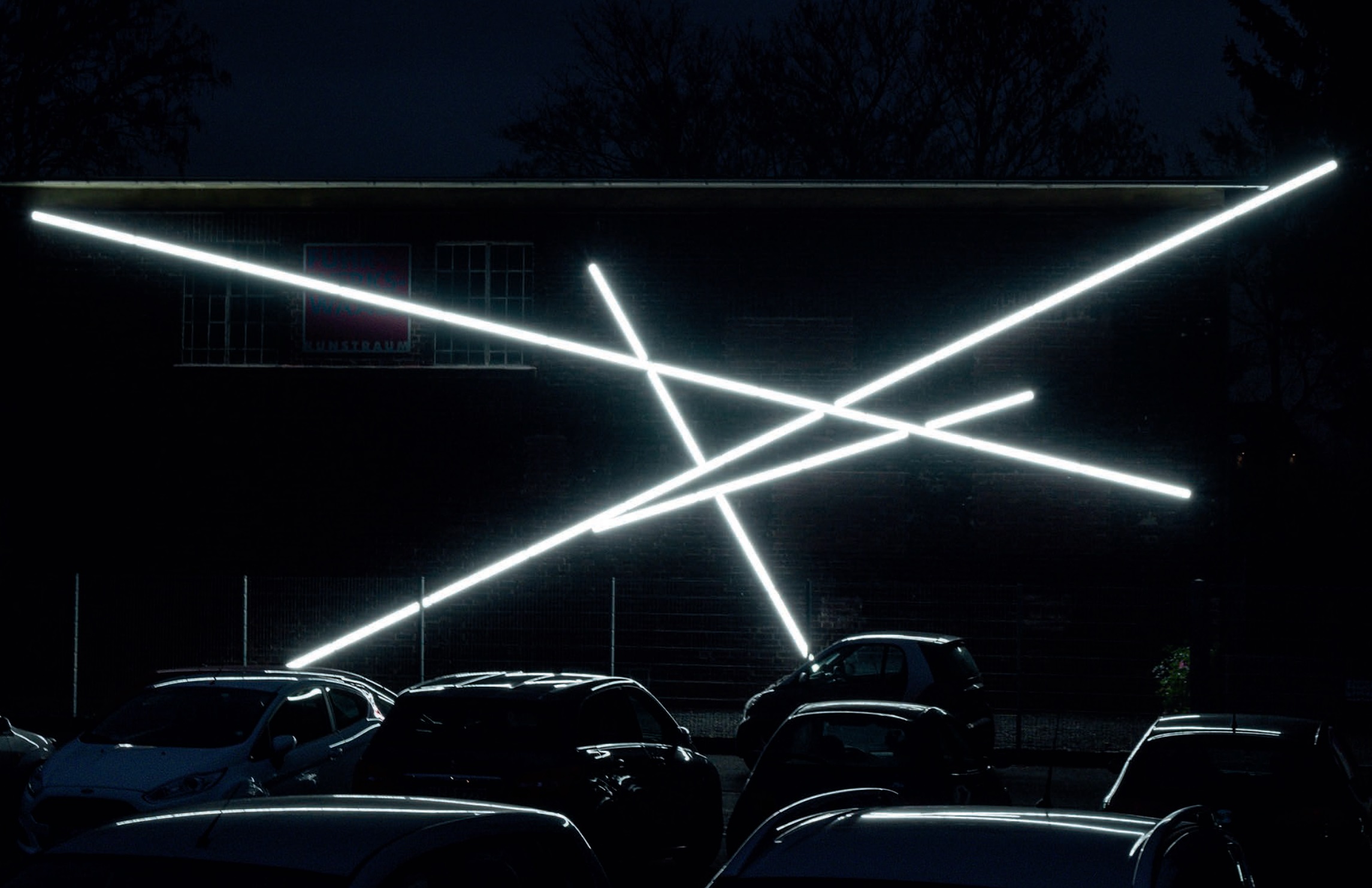 Kirstin Arndt, Ortsbezogene Lichtinstallation Site specific Light Installation, Köln 2016