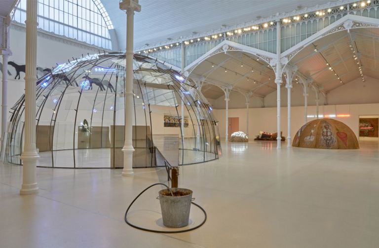 Mario Merz. El tiempo es mudo. Installation view at Museo Nacional Centro de Arte Reina Sofia, Madrid 2020