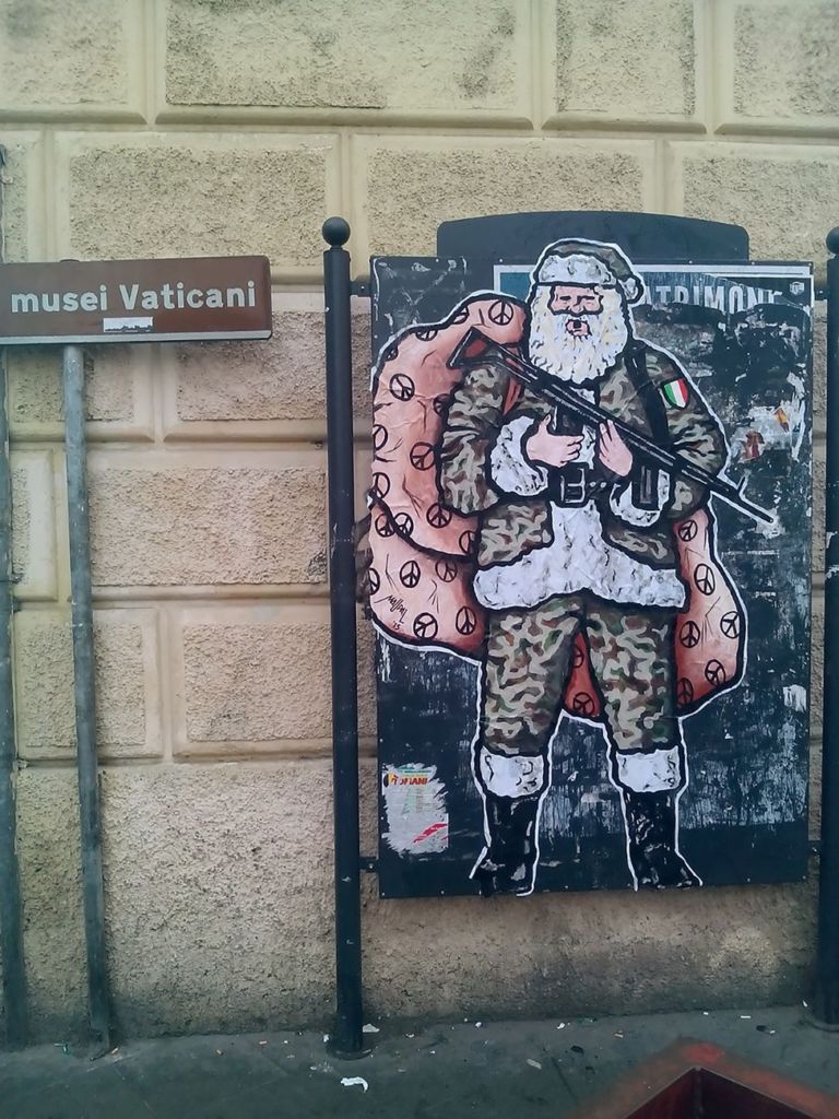 Maupal, Natale 2015, Via Ottaviano, Roma, 2015