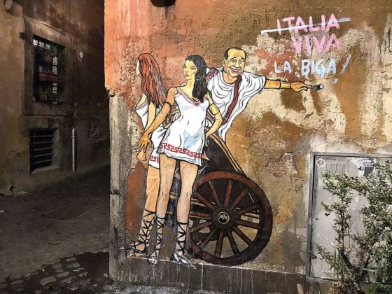 Maupal, Viva la Biga, Via dei Tre Archi, Roma, 2019