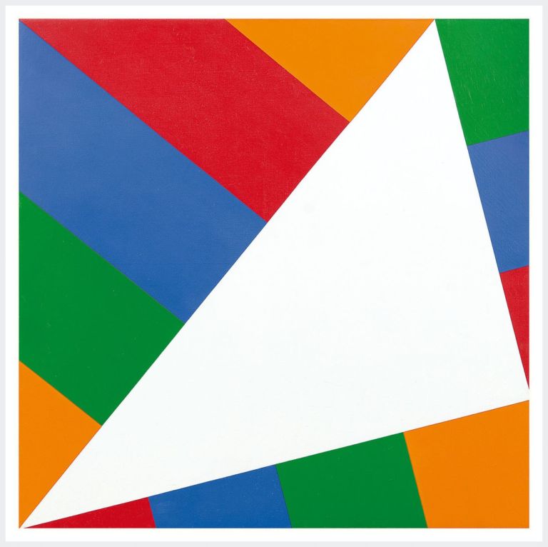 Max Bill, Pythagoraisches dreieck im quadrat II, 1974 80. Asta di Arte Moderna e Contemporanea, dal 23 al 31 maggio 2020 (stima € 105-120.000)