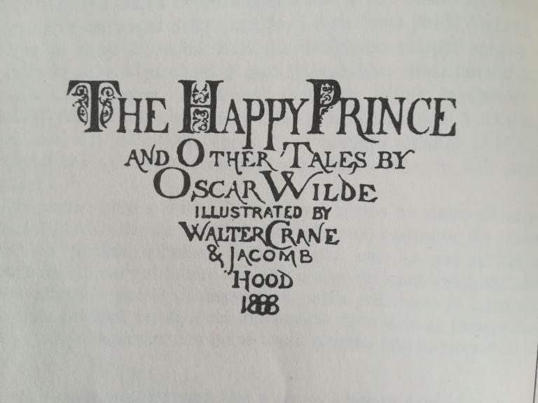 Oscar Wilde, Il principe Felice. Una casa di Melograni, Mondadori, Milano 1980. Photo Maria Chiara Ziosi