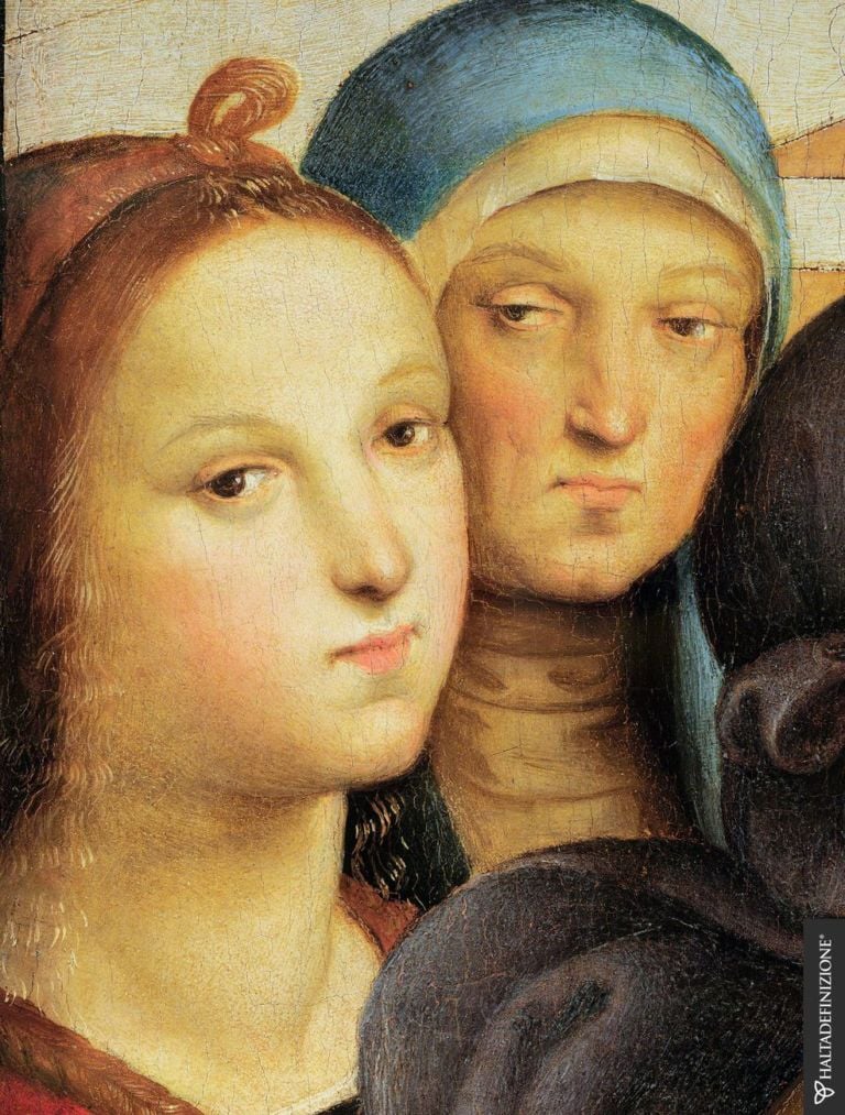 Raffaello, Sposalizio della Vergine, particolare, Milano, Pinacoteca di Brera, per gentile concessione del Ministero per i beni e le attività culturali - Pinacoteca di Brera, foto Haltadefinizione