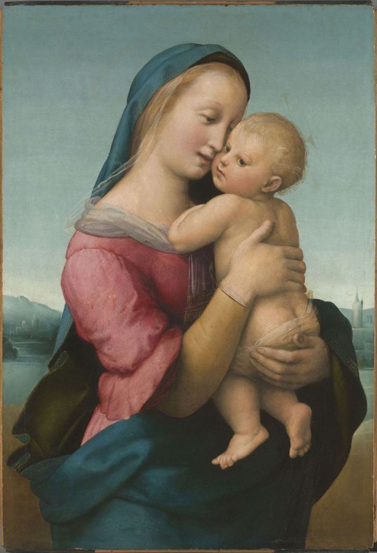 Raffaello, Madonna Tempi, 1507-08, olio su tavola. Monaco, Bayerische Staatsgemäldesammlung Alte Pinakothek. Photo © Bayerische Staatsgemäldesammlung