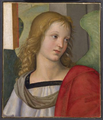Raffaello, busto di angelo, frammento della Incoronazione di San Nicola da Tolentino, Brescia, Pinacoteca Tosio Martinengo