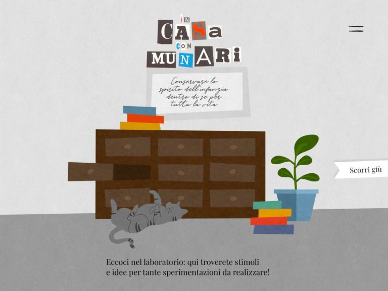 Screenshot dal sito www.incasaconmunari.it