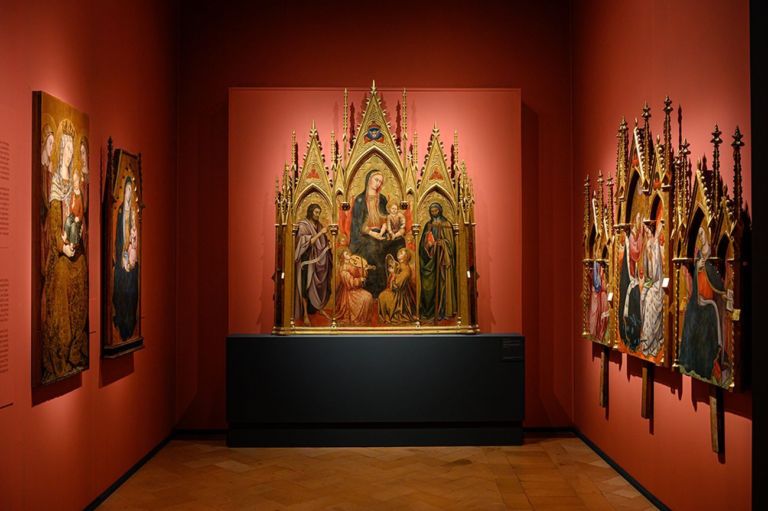 Taddeo di Bartolo. Installation view at Galleria Nazionale dell'Umbria, Perugia 2020. Photo Marco Giugliarelli