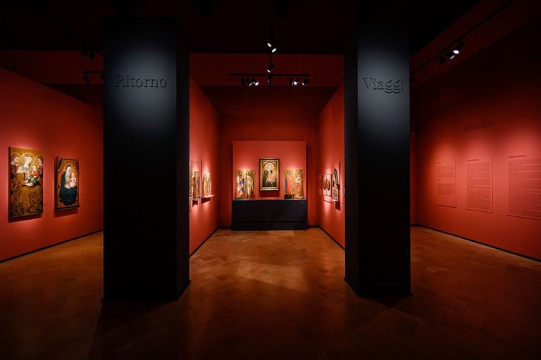 Taddeo di Bartolo. Installation view at Galleria Nazionale dell'Umbria, Perugia 2020. Photo Marco Giugliarelli