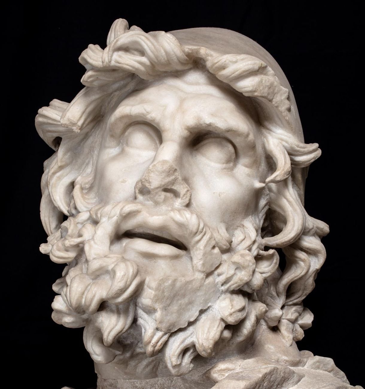 Ulisse, I sec. d.C., marmo. Sperlonga, Museo Archeologico Nazionale
