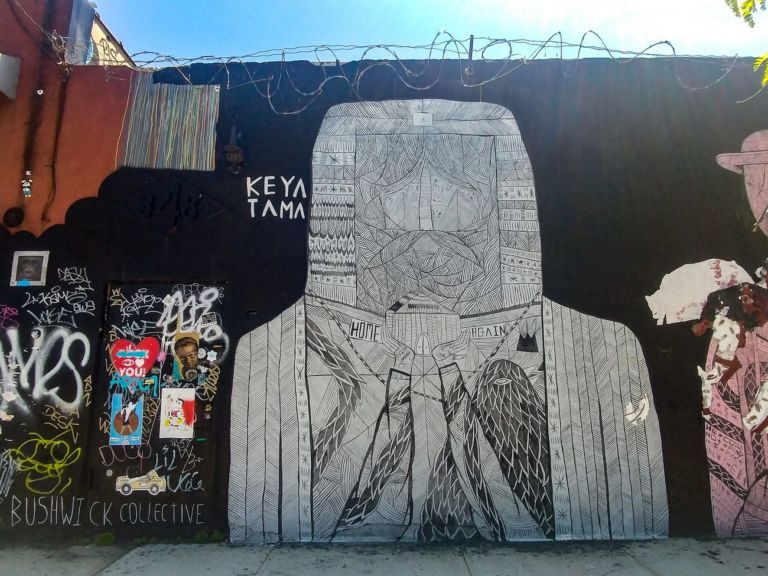 Un’opera di Keya Tama a Bushwick. Photo Maurita Cardone