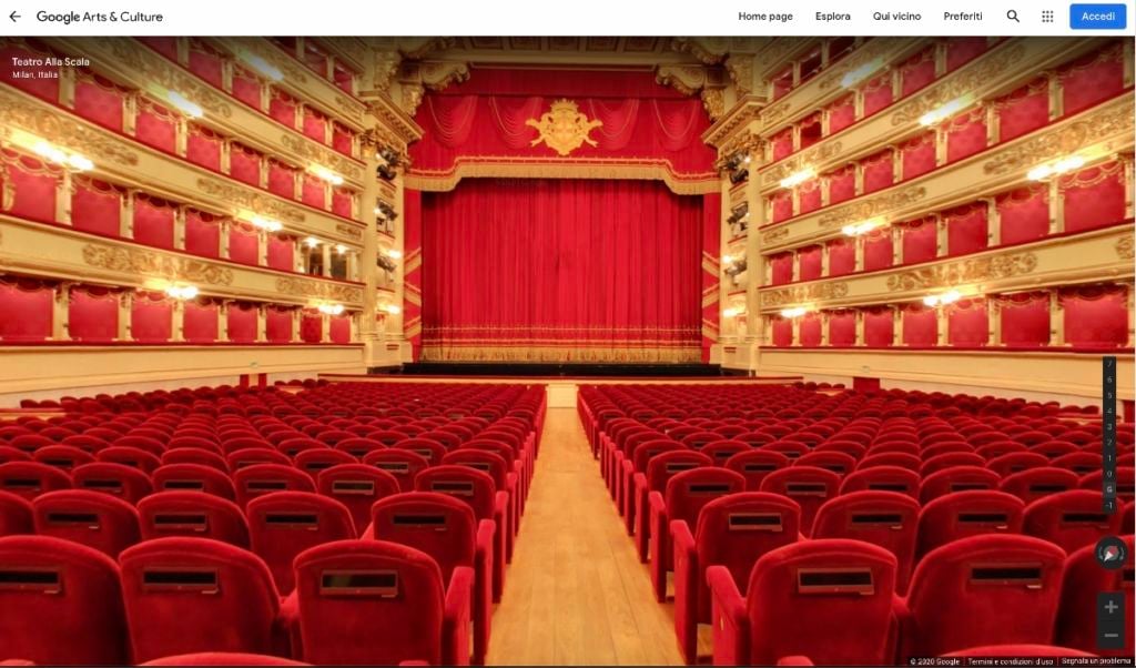 Teatro alla Scala su Google Arts&Culture: online i tesori di uno dei teatri più famosi al mondo