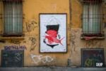 To let per “La lotta è FICA” un progetto di public art di CHEAP (ph Michele Lapini)