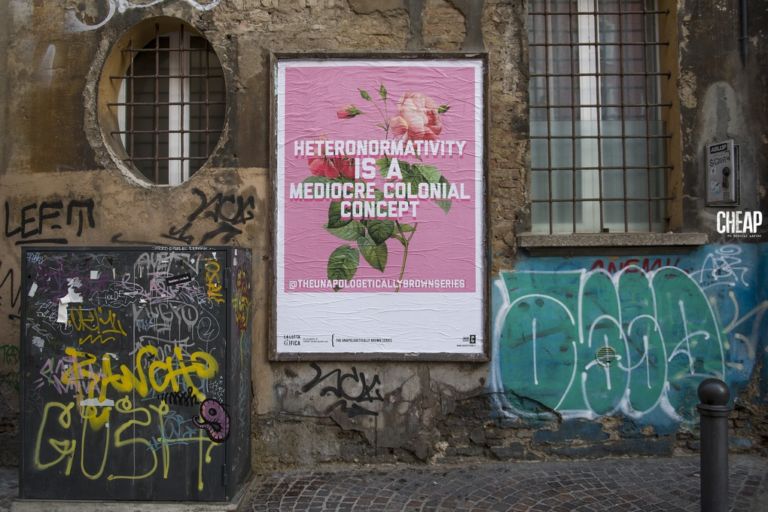 The Unapologetically Brown Series per “La lotta è FICA” un progetto di public art di CHEAP (ph Michele Lapini)