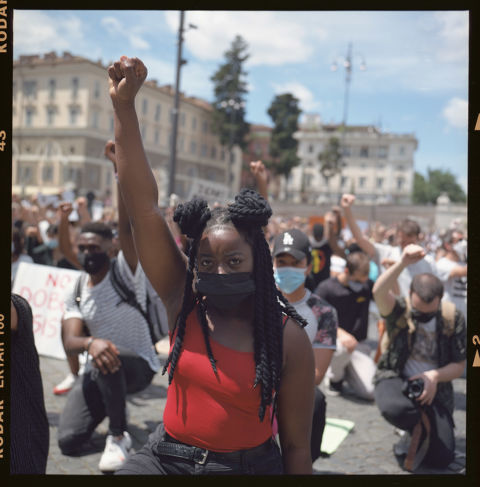 griot mag george floyd piazza dl popolo black lives matter manifestazione ©lilia carlone