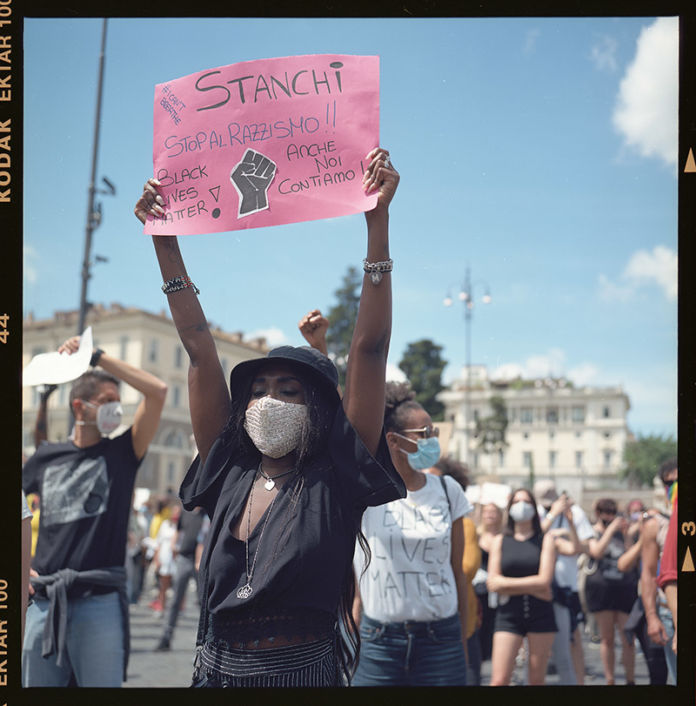 griot mag george floyd piazza dl popolo black lives matter manifestazione ©lilia carlone