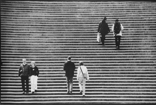 Abbas Kiarostami, Stairs, 2002, stampa su carta fotografica