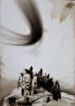 Andrea Chidichimo, Senza titolo, fuliggine e olio su lastra, 14x10 cm