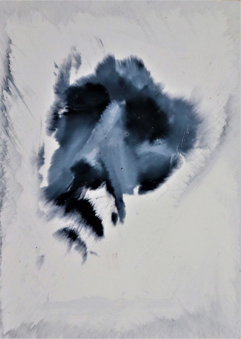 Andrea Chidichimo, Senza titolo, olio su lastra, 14x10 cm