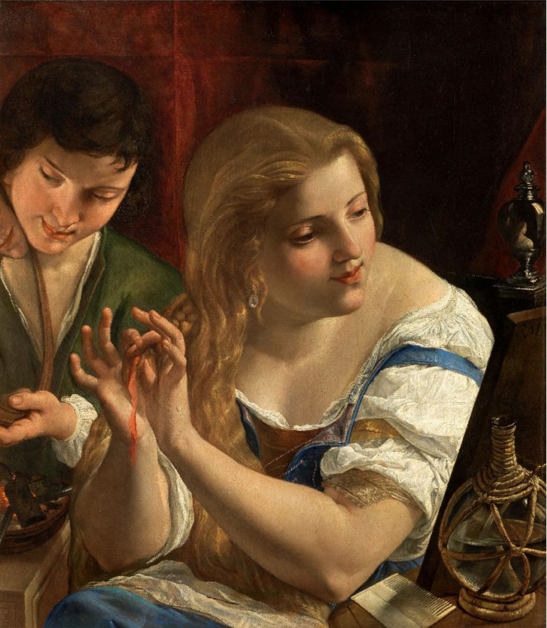 Angelo Caroselli, Allegoria della vanità, 1620 ca., olio su tavola. Firenze, Fondazione di Studi di Storia dell’Arte Roberto Longhi