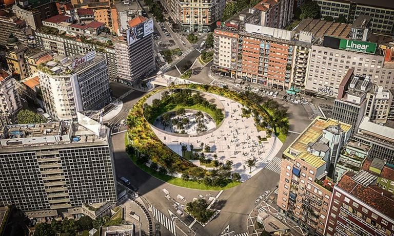 Antonio Citterio & Patricia Viel, Progetto piazzale Loreto, Milano. Courtesy of Systematica