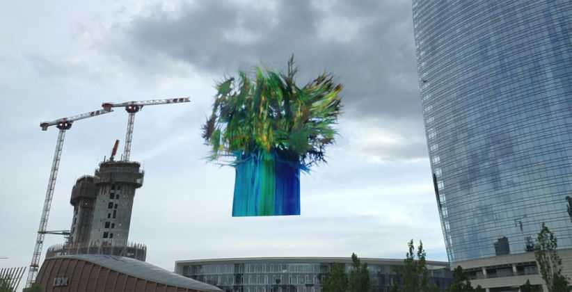Arborea Volante, Oggetto 3D in Realtà Aumentata, 2020_Courtesy Atelier Simone Berti