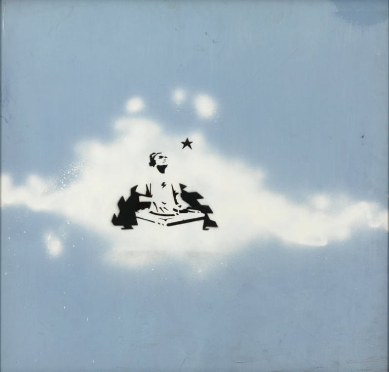 Banksy, Cloud DJ 1998 1999 Brentwood, Brandler Galleries, BGi30