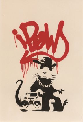 Banksy, Gangsta Rat 2004, Collezione privata
