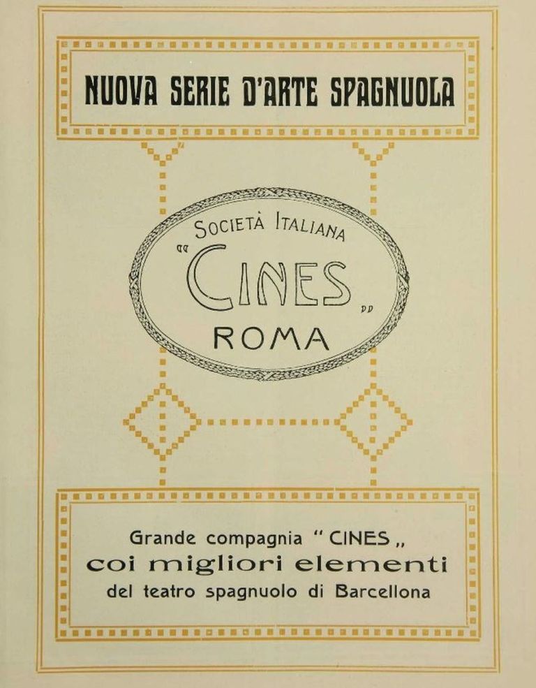 Begoña Soto Vázquez, 17. La Cines, i rapporti cinematografici tra Spagna e Italia 1906 1918