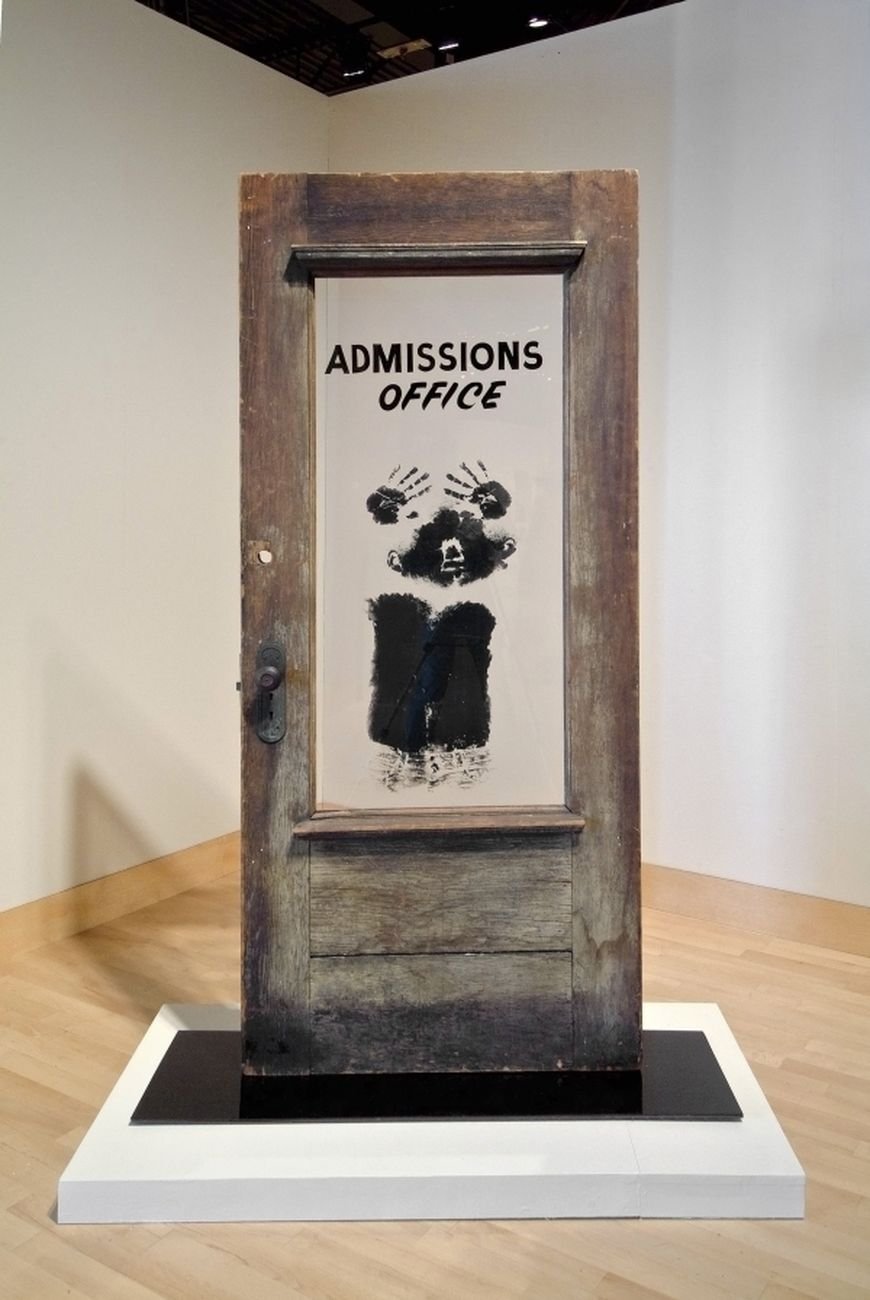 David Hammons, The Door (Admissions Office), 1969. California African American Museum, Los Angeles © David Hammons