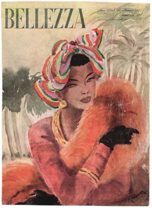 Edina Altara, Rivista Bellezza, n. 14, gennaio 1947, copertina. Courtesy Federico Spano – Archivio Altara Accornero