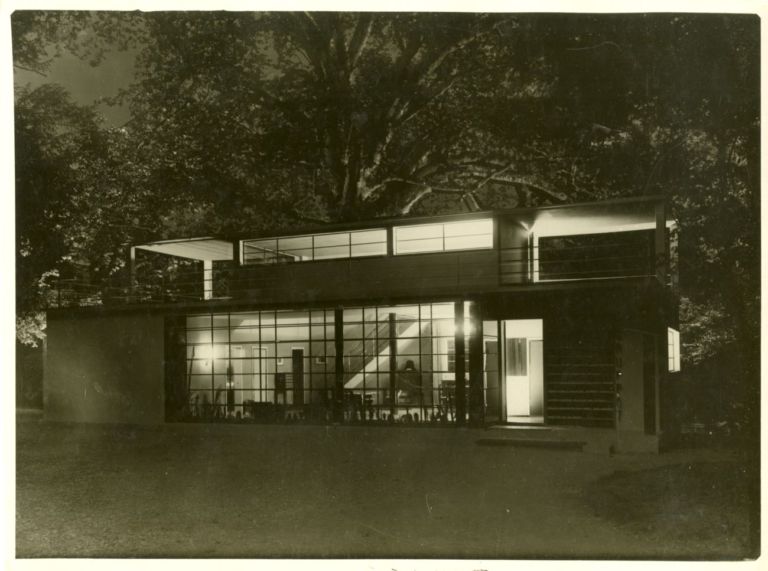 Figini e Pollini con G. Frette, A. Libera e P. Bottoni, Casa elettrica alla IV Esposizione internazionale d'arte decorativa e industriale di Monza, 1929-30. Photo Bombelli. Mart, Archivio del ‘900, Fondo Figini-Pollini