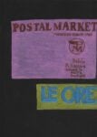 Flavio Favelli, Postal market Le Ore, 2019, matite colorate su cartoncino, cm 29,5x21, in Flavio Favelli, Bologna la Rossa, Corraini Edizioni
