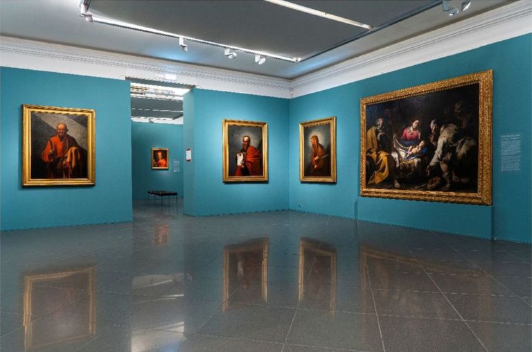 Il tempo di Caravaggio. Installation view at Palazzo Caffarelli, Roma 2020