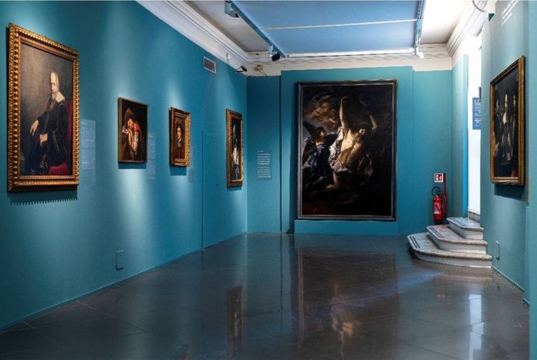 Il tempo di Caravaggio. Installation view at Palazzo Caffarelli, Roma 2020