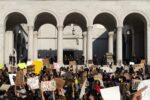 3 giugno 2020, Proteste di fronte al comune di Los Angeles chiedendo la dimissione del procuratore distrettuale Jackie Lacey sono presenti 12.000 persone ©fabianocaputo
