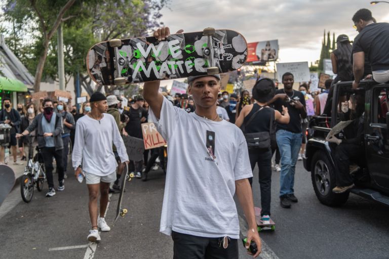 5 giugno 2020, corteo pacifico da West Hollywood a Beverly Hills ©fabianocaputo