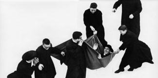 Mario Giacomelli, Io non ho mani che mi accarezzino il volto, 1961-63, Gelatin Silver Print. Courtesy Collezione Civica Senigallia © Archivio Eredi Mario Giacomelli
