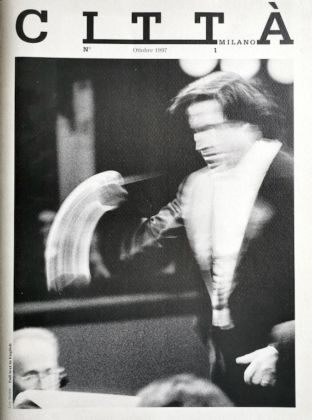 Riccardo Muti sulla copertina di Città_ fotografia di Carlo Orsi_ N 1_ ottobre 1997 min