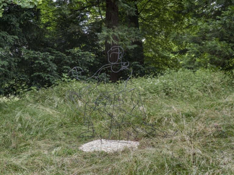 SculptureGarden2020 Neil Beloufa, Yet to be titled, 2018 photo Julien Gremaud